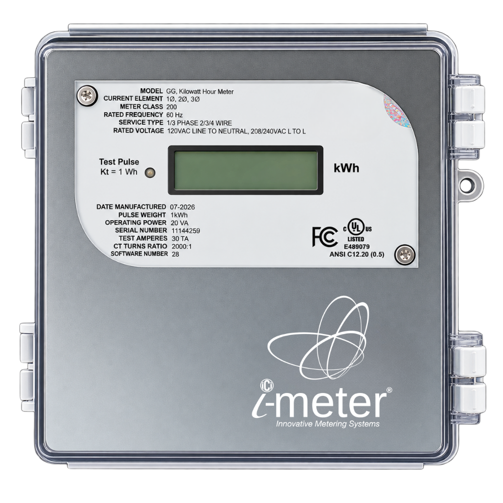 Front view of Intellimeter i-meter IM3 energy meter