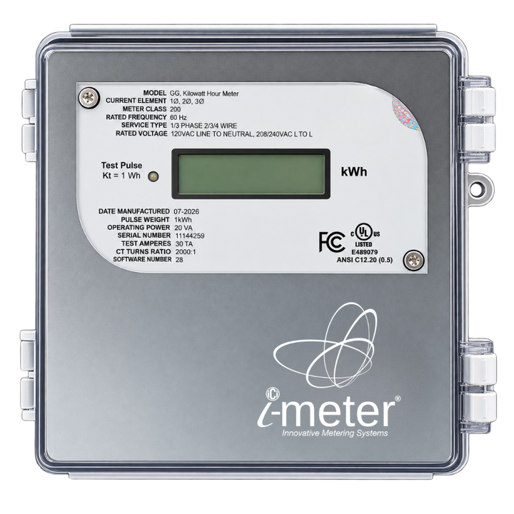 Front view of Intellimeter i-meter IM3 energy meter